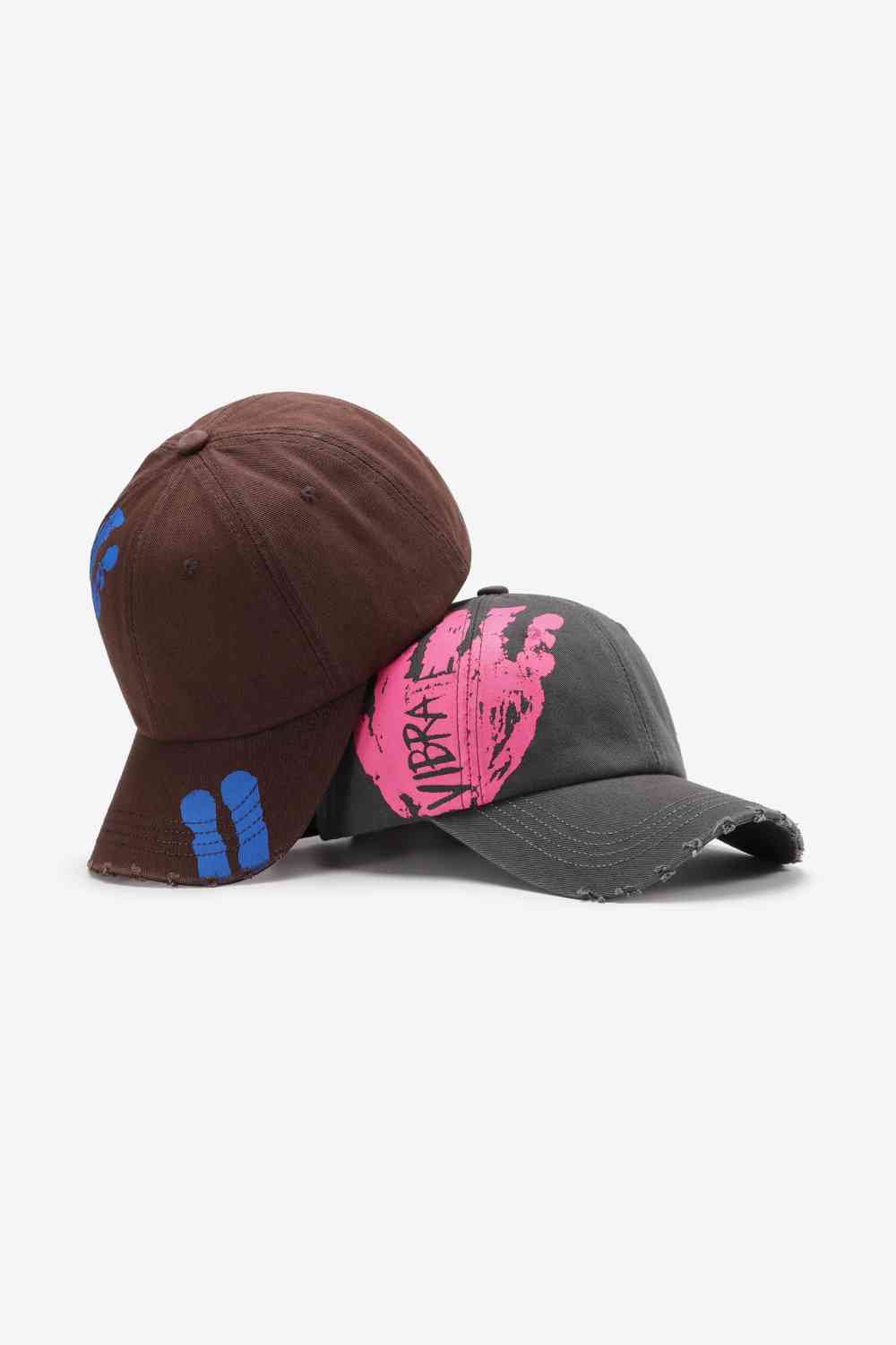 Gorra de béisbol ajustable desgastada con gráfico VIBRA