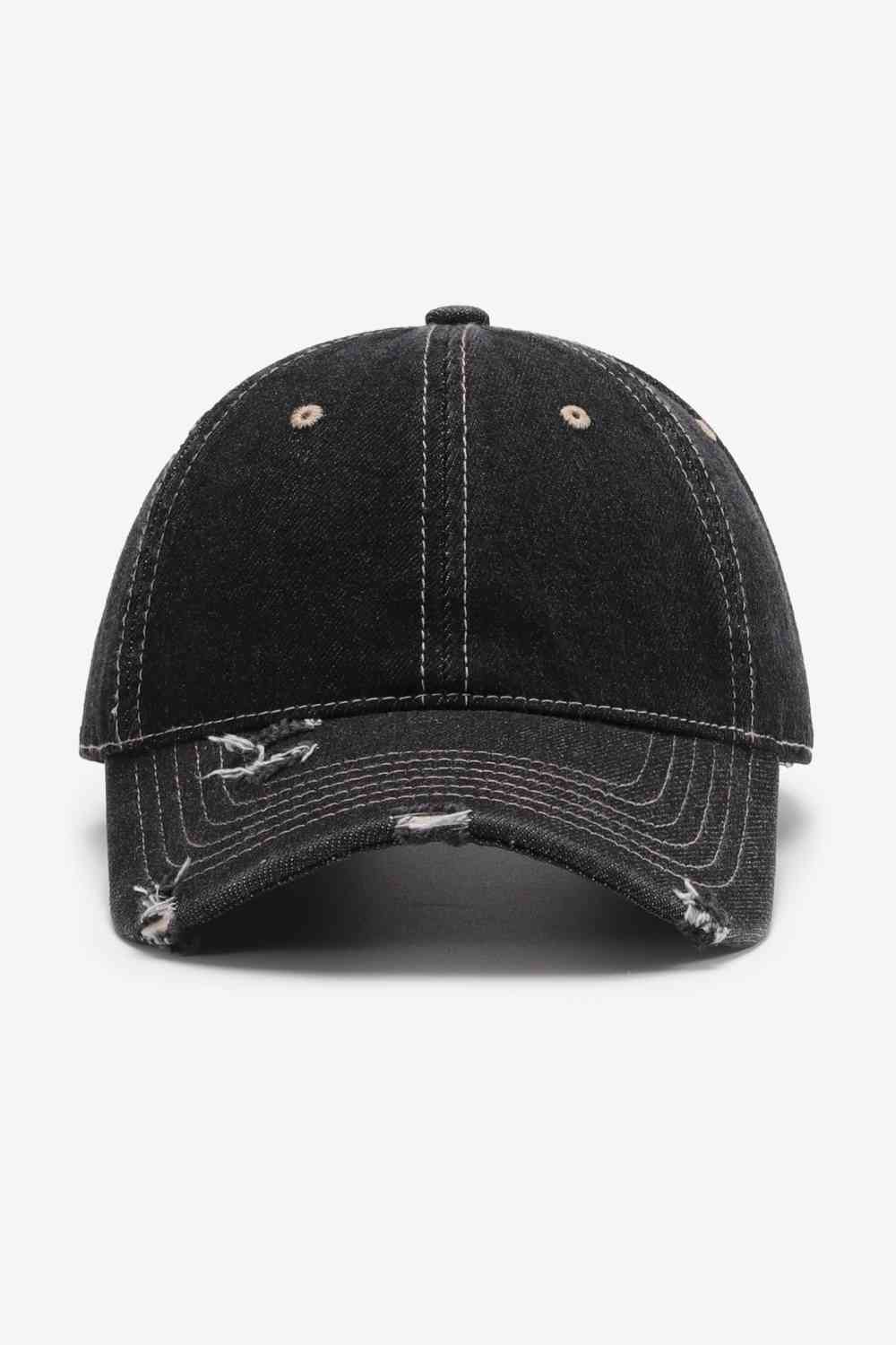 Gorra de béisbol ajustable desgastada