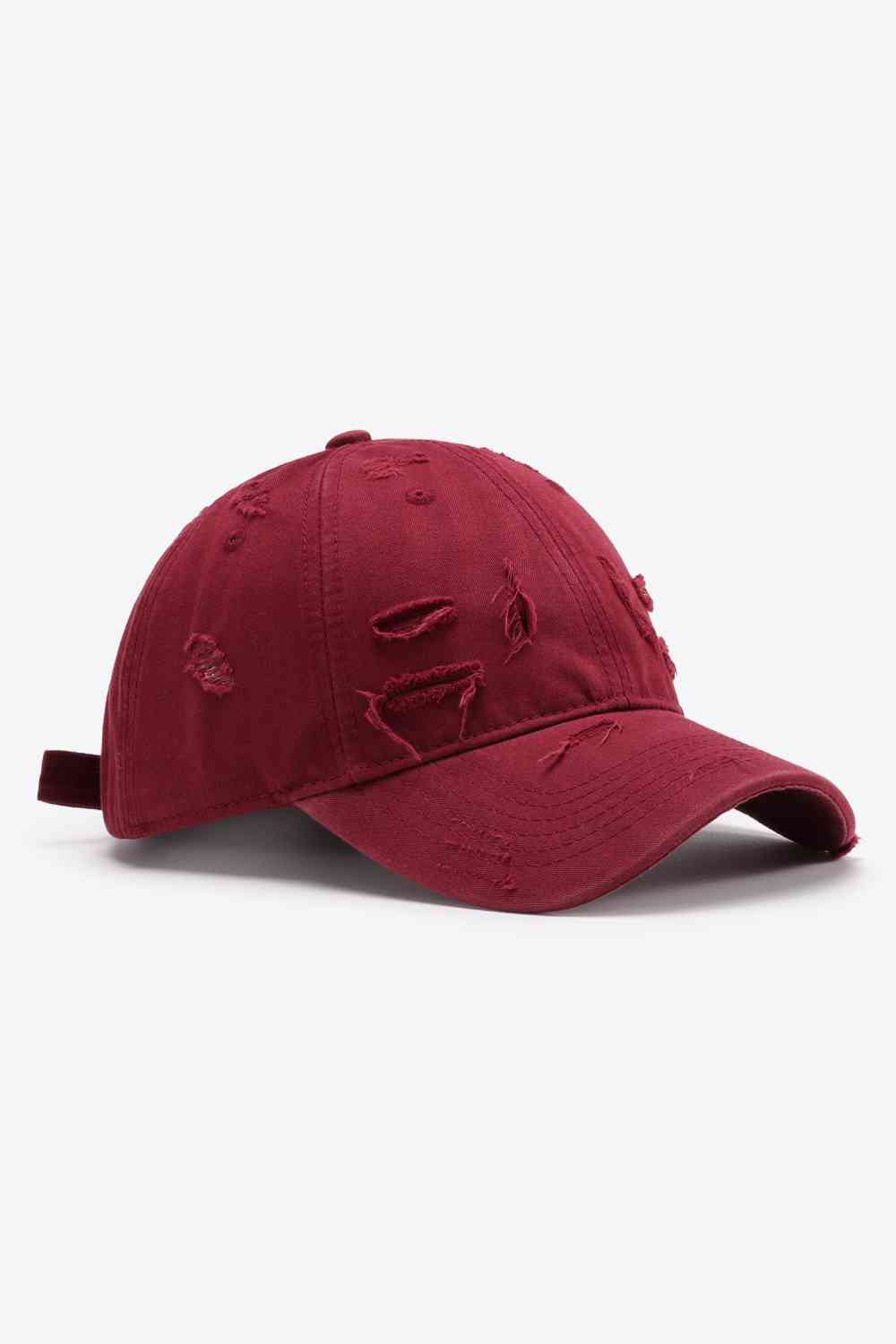 Gorra de béisbol ajustable desgastada