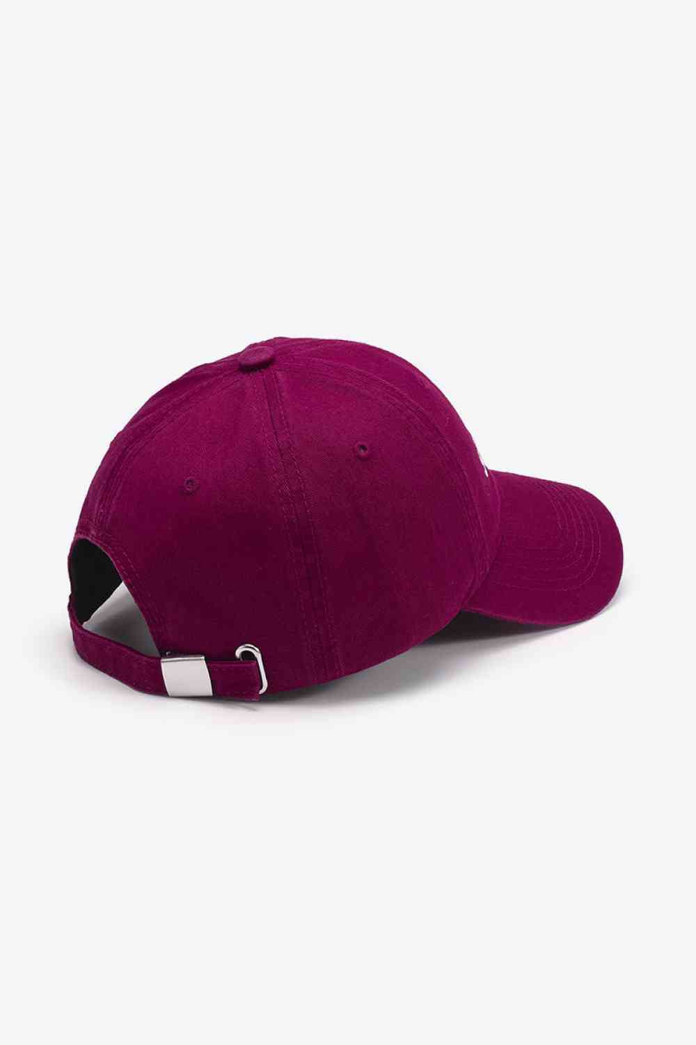 Gorra de béisbol con gráfico bordado