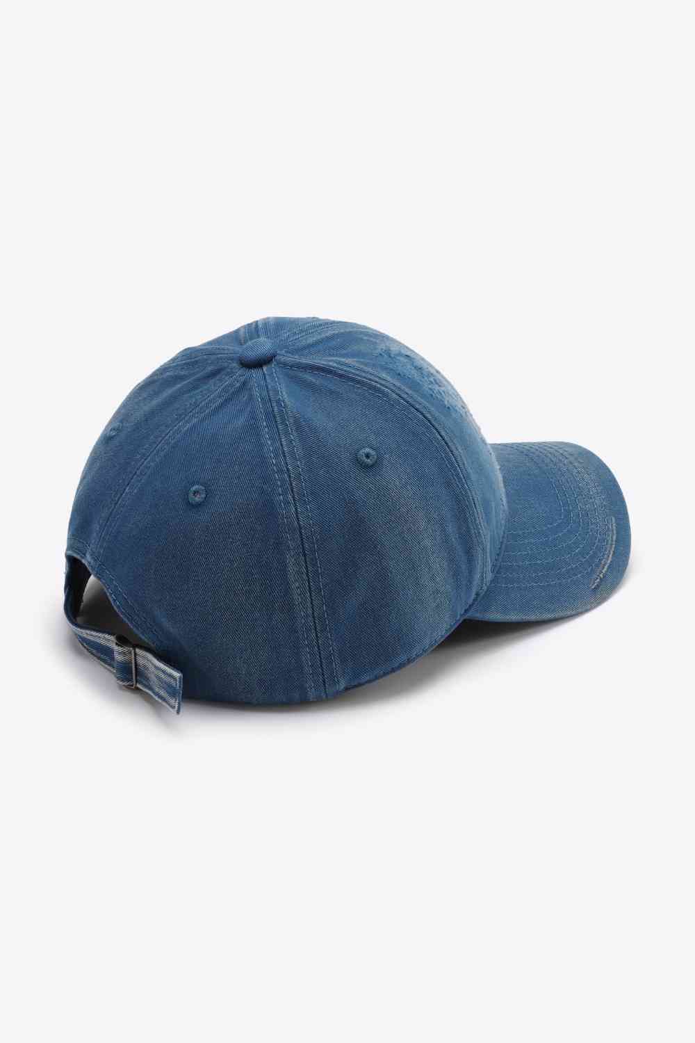 Gorra de béisbol ajustable desgastada