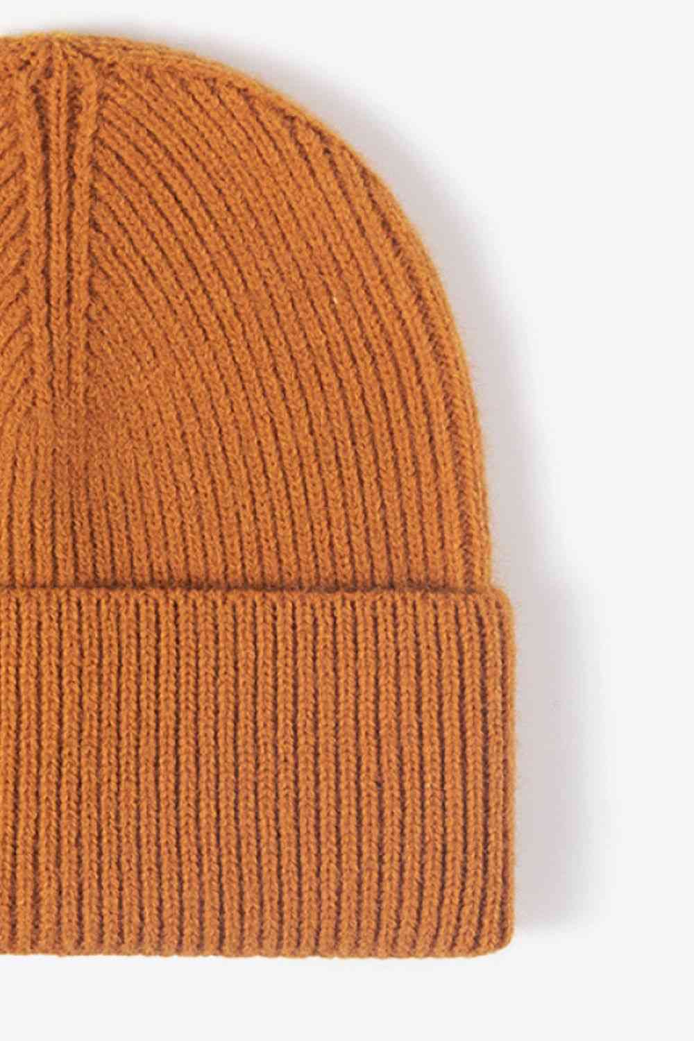 Gorro de punto cálido en días fríos