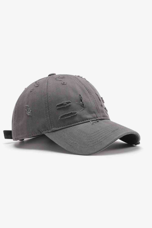 Gorra de béisbol ajustable desgastada