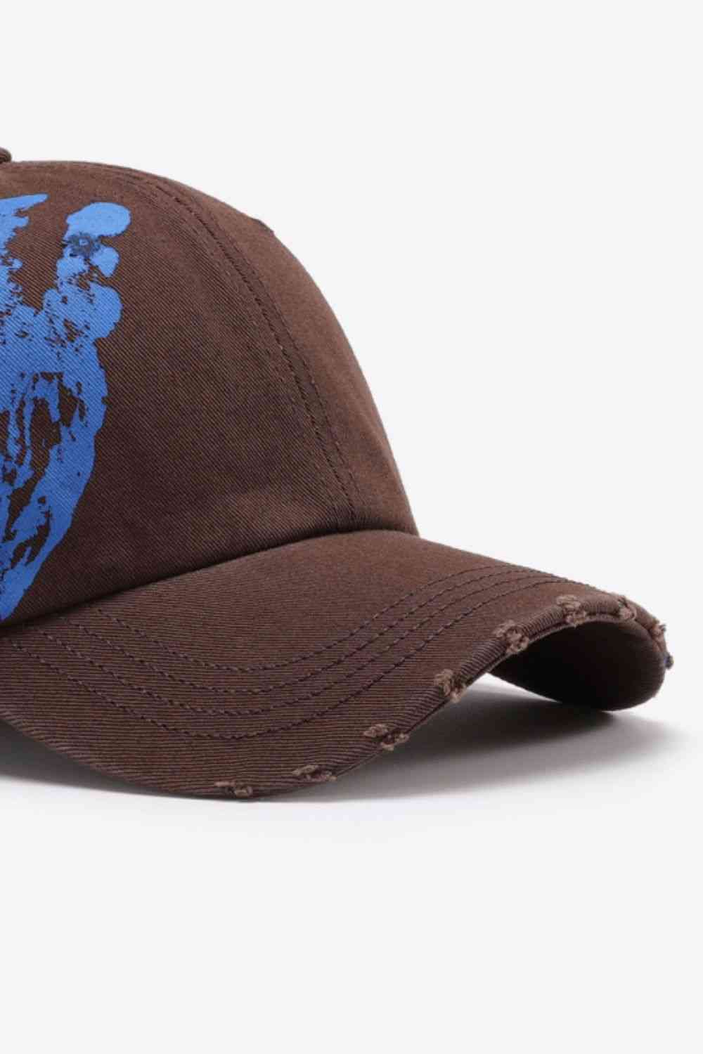 Gorra de béisbol ajustable desgastada con gráfico VIBRA