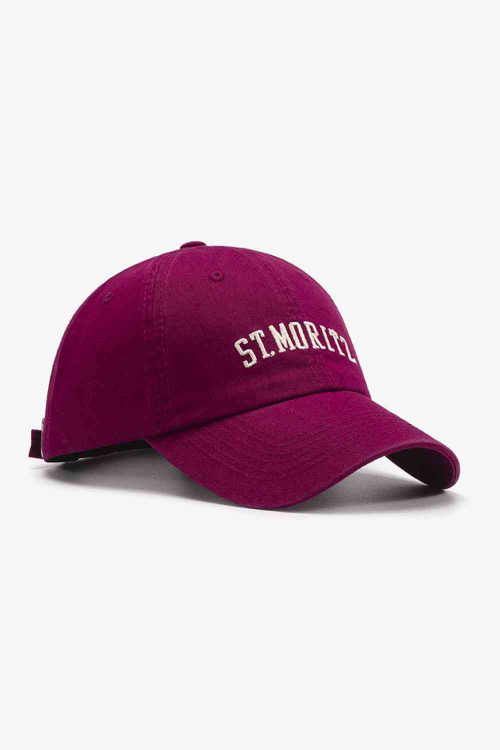 Gorra de béisbol con gráfico bordado