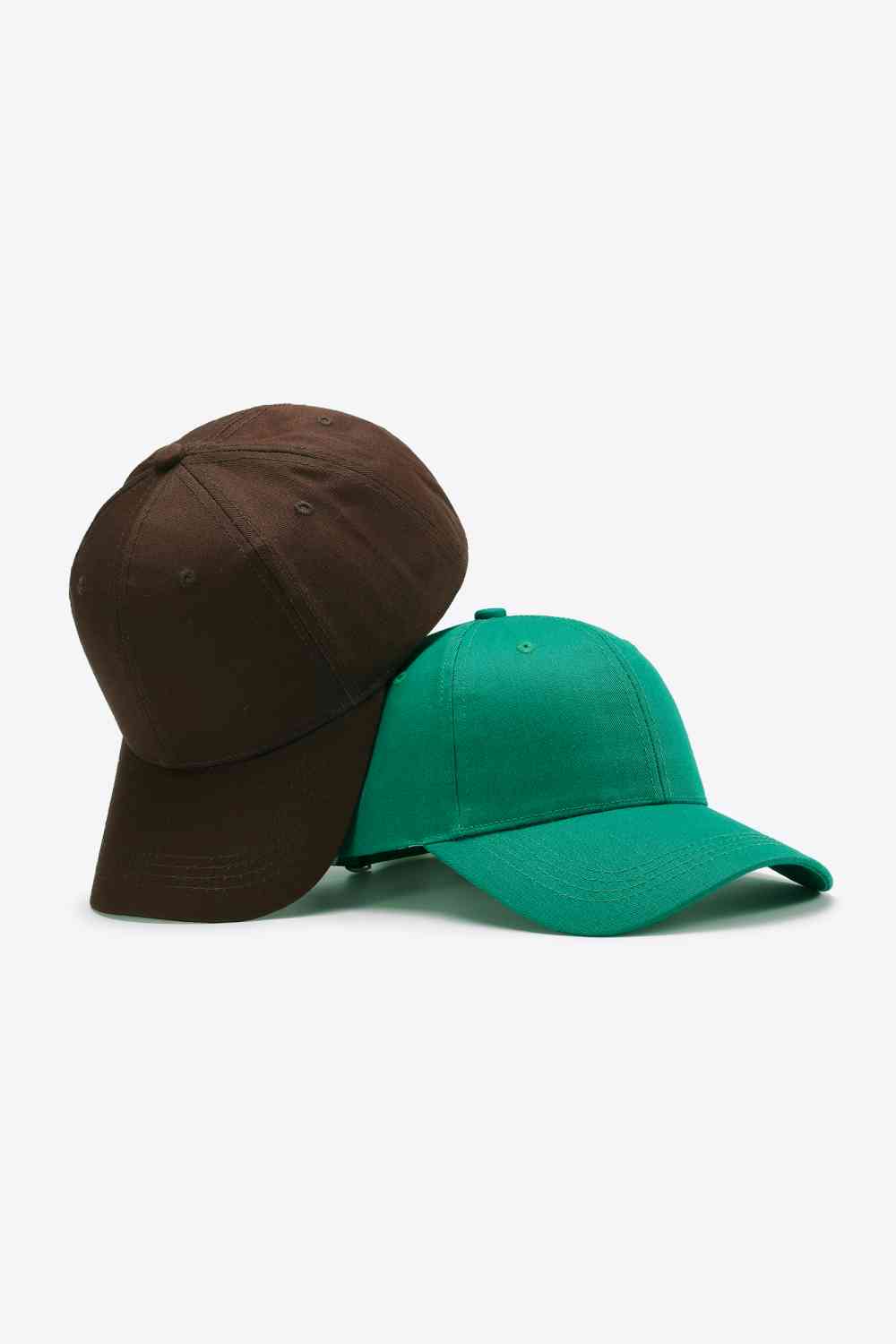 Gorra de béisbol lisa de algodón ajustable