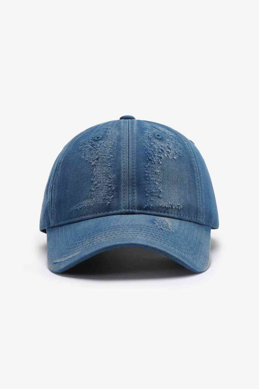 Gorra de béisbol ajustable desgastada