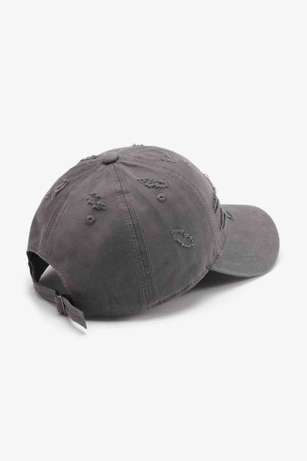 Gorra de béisbol ajustable desgastada